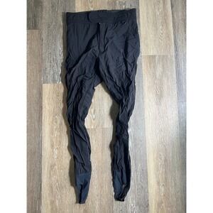 LL Bean Outdoors Schoeller WB-400 Ski Stirrup Pants Womens 10 Long Black USA